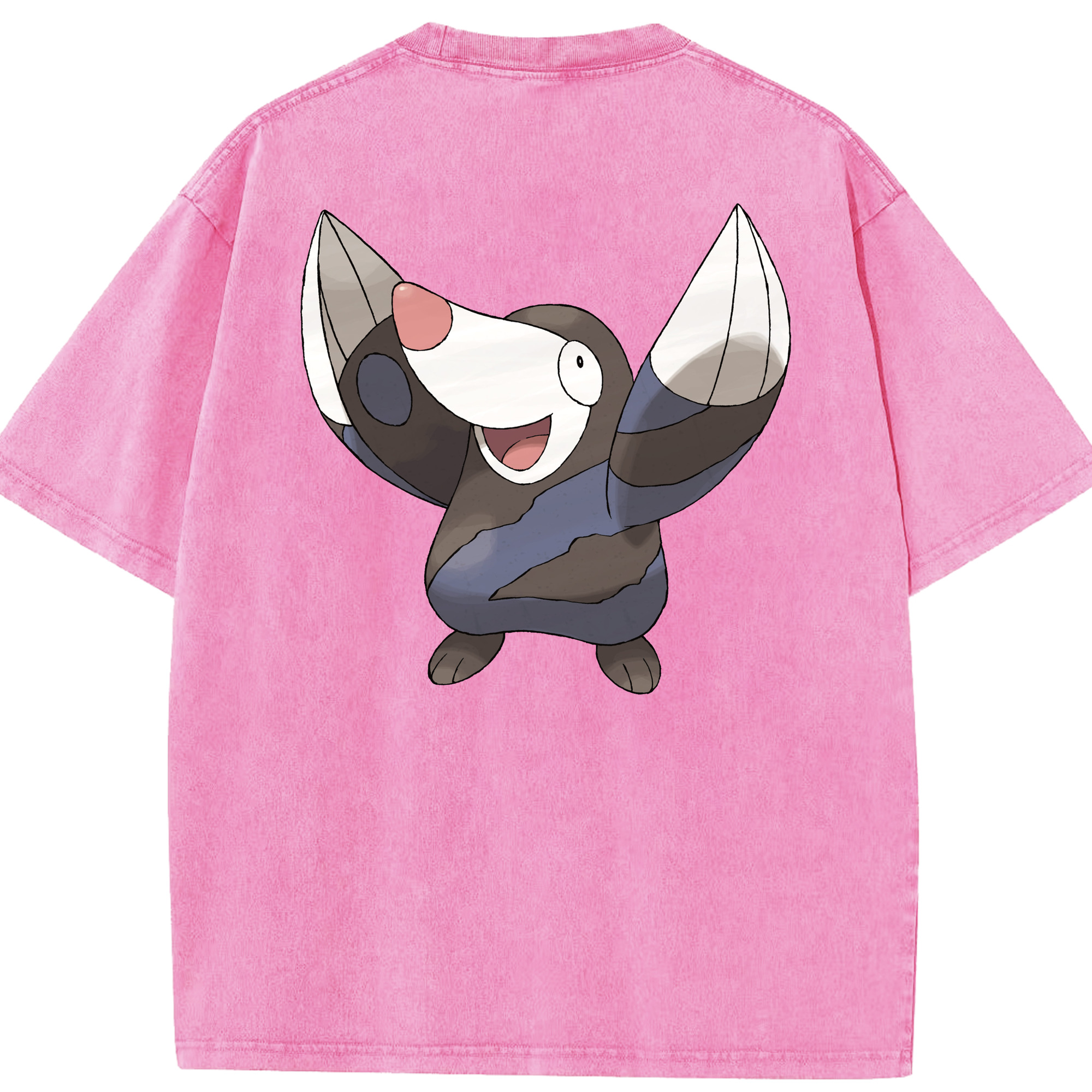 （画像用） ポケットモンスター Pokémon 綿100% ヴィンテージ風 半袖Tシャツ（背面プリント）